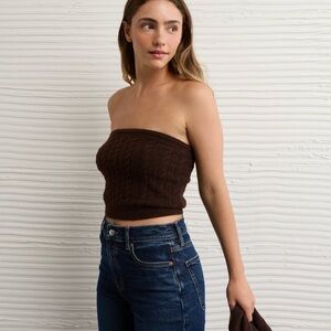 AE strapless so soft fitted tube top